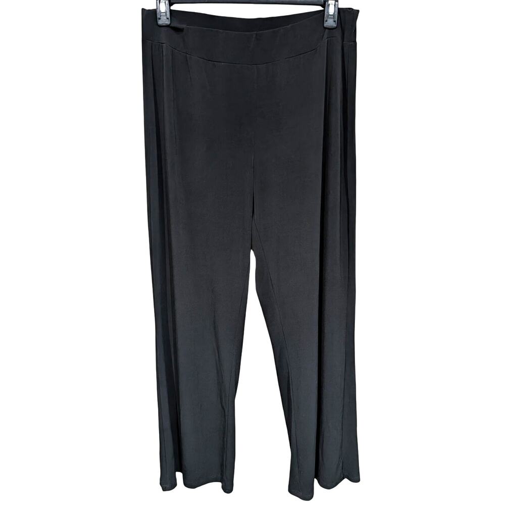 Kristin Nicole Black Stretchy Casual Career Work Pants Wide Leg sz 1X